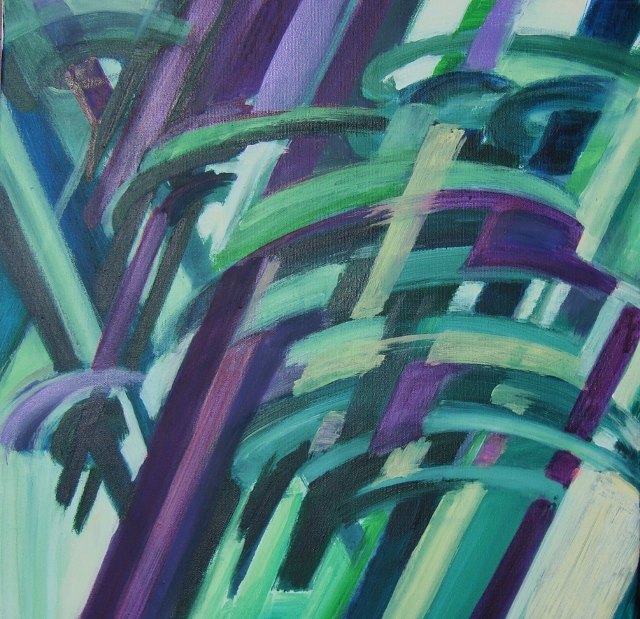 2012 Arbor 07 Acrylique sur toile 50x50