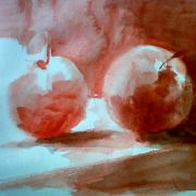 2013 pommes 03-aquarelle
