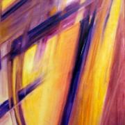 2014 Temps déplié 03 Acrylique et huile sur toile 50x100