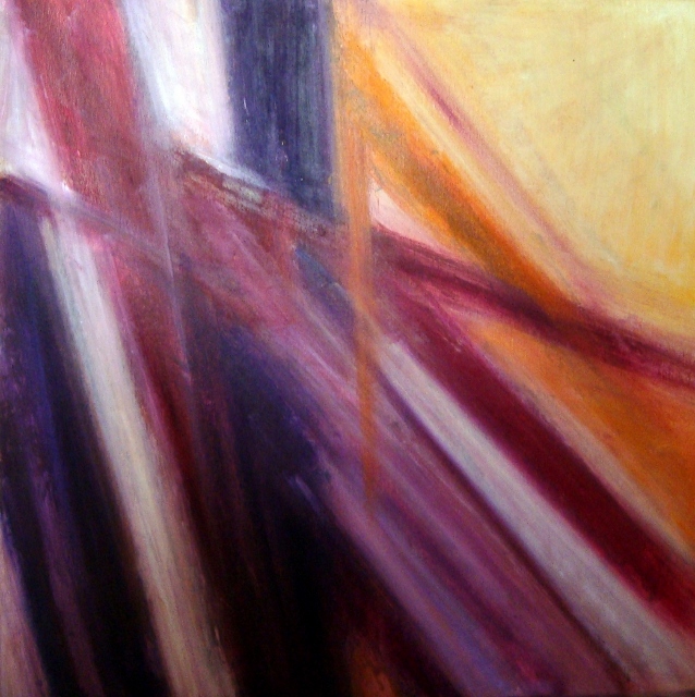 2014 Temps déplié 07 Acrylique et huile sur carton entoilé 50x50