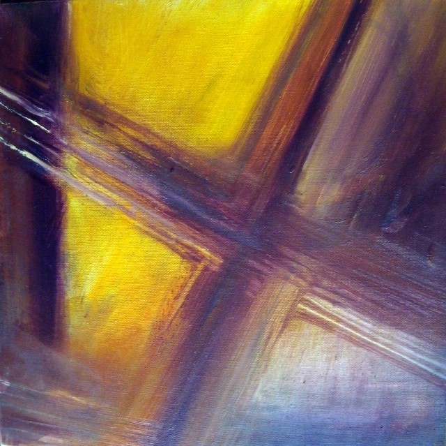 2014 Temps déplié 10 Acrylique et huile sur carton entoilé 30x30