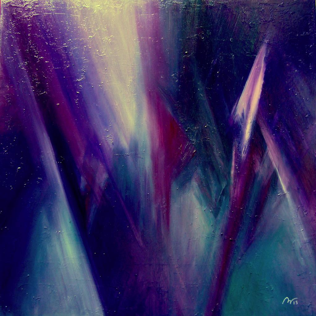 2015-Destin cruel 01 -huile sur toile - 80x80