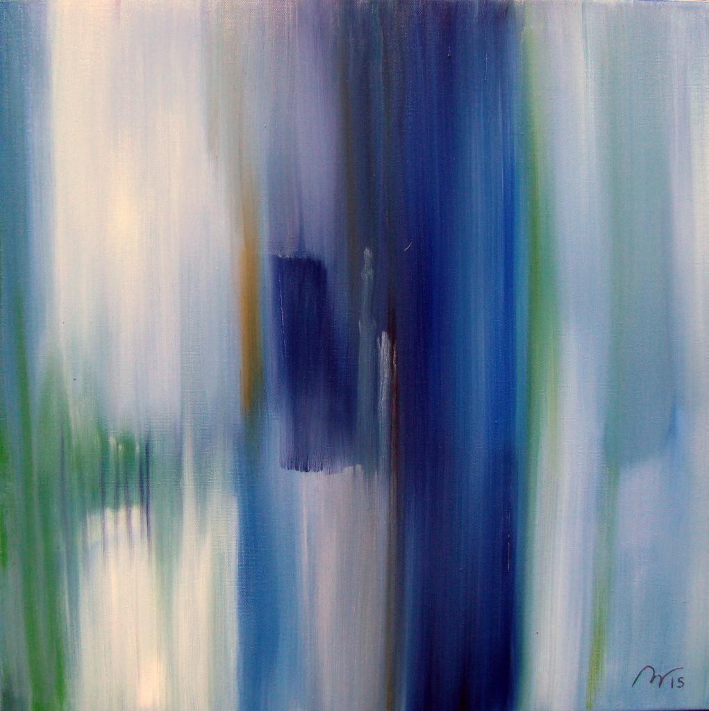 2015-Ombres heureuses 03 - huile sur toile -  50x50