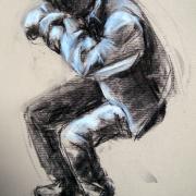 Fusain et pastel sec-2018