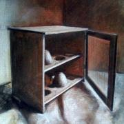 Garde manger fusain et pastel sec 2020