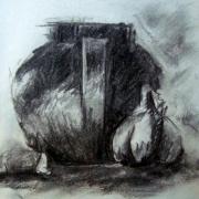Nature morte -fusain- 25.10.2014